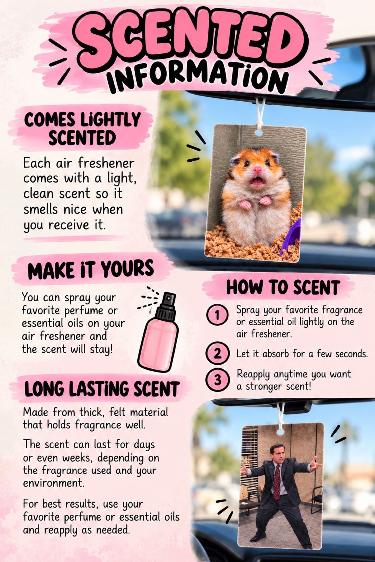 Ed Grinning Funny Meme Car Air Freshener