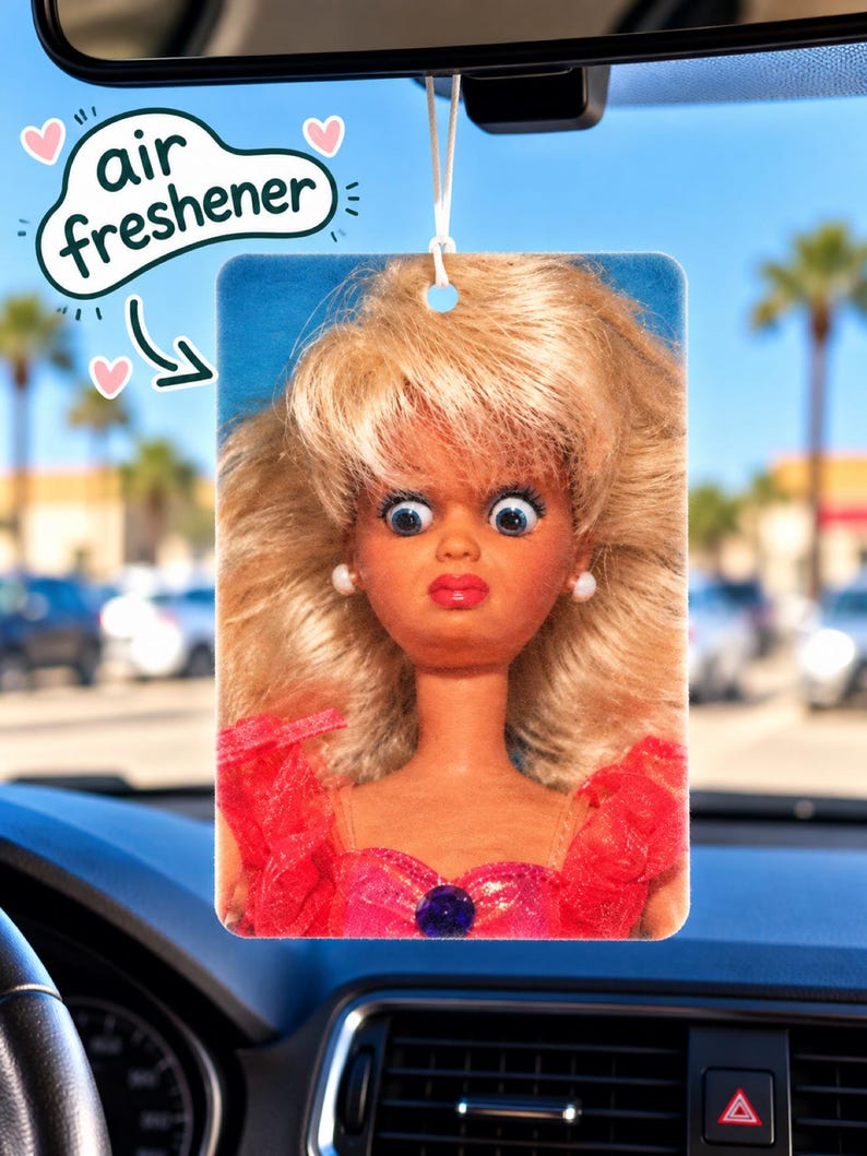 Creepy Doll Funny Meme Car Air Freshener
